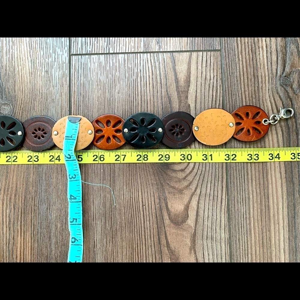 Multicolor Button Design Belt - image 5